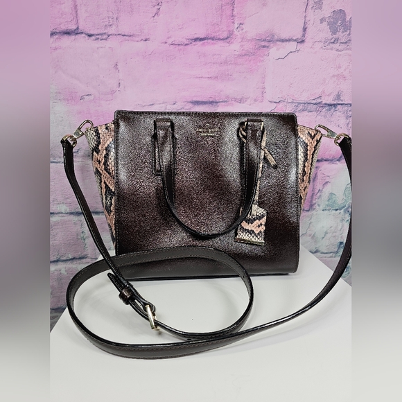 Kate Spade Cameron Street Snakeskin Crossbody Purse - Picture 8 of 11